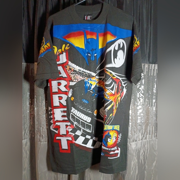 Nascar Dale Jarret Batman AOP Shirt - Picture 1 of 13